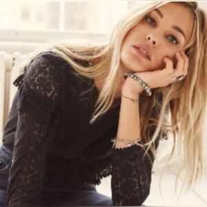 Sezane Ninon lace blouse